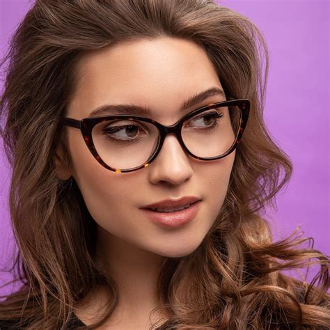 stylish cat eyeglasses frame.